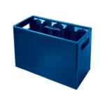 Bidonkrat blauw 10 bidons  leeg
