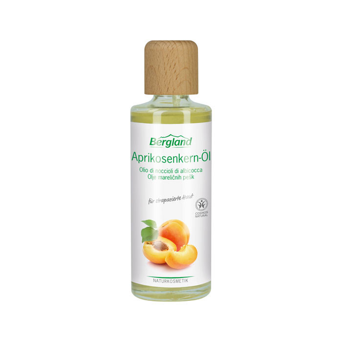 Bergland massageolie Abrikozenpitolie 125 ml.