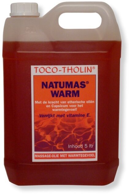 Toco Tholin Natumas WARM massageolie 5 liter