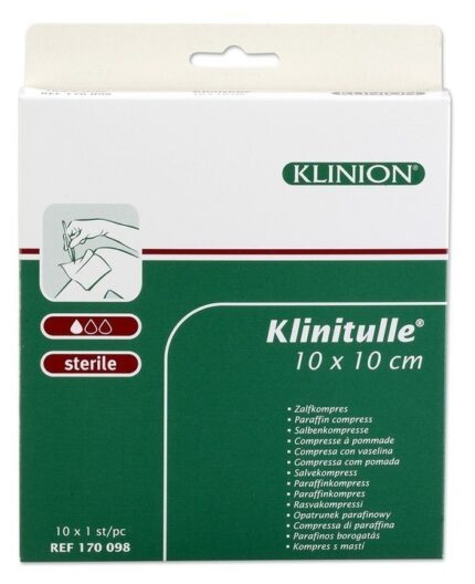 Klinitulle kompres 10 x 10 cm à 10 stuks