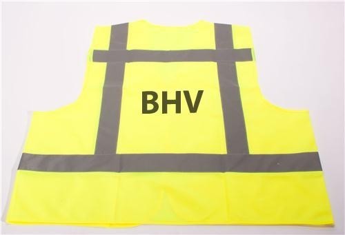 BHV veiligheidshesje RWS  geel