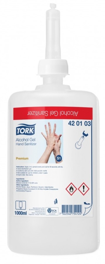 Tork Alcohol Gel Hand sanitizer